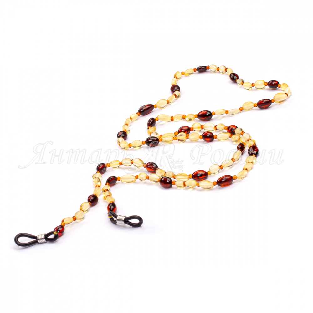 Бусы для очков Янтарь