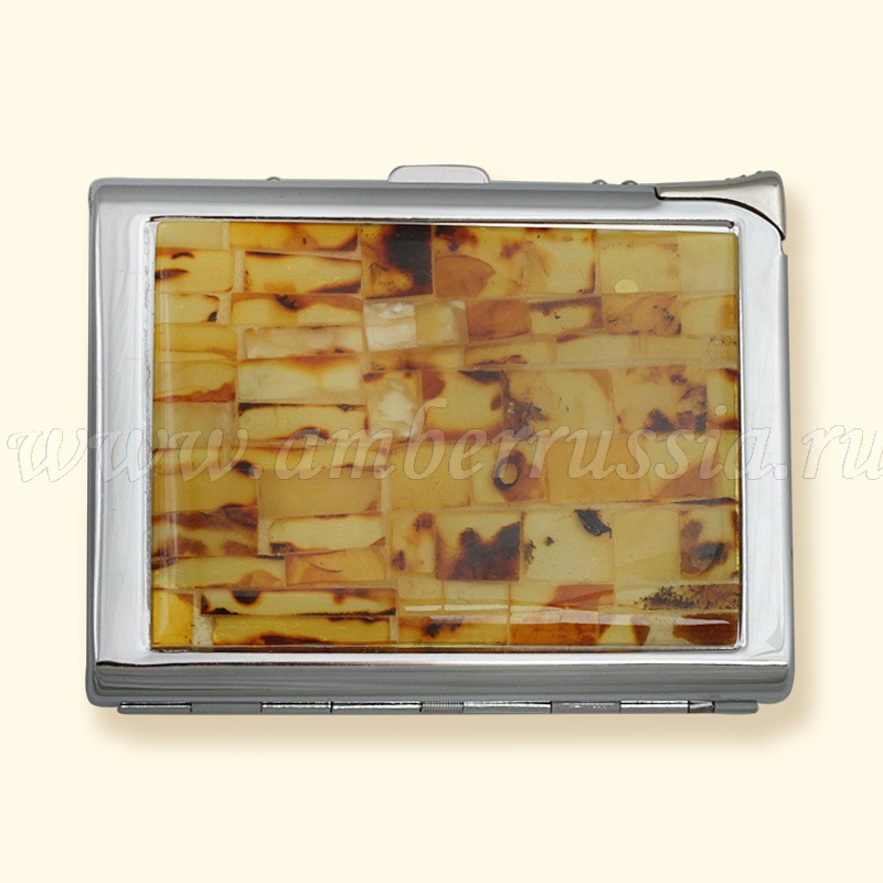 Портсигар Янтарь