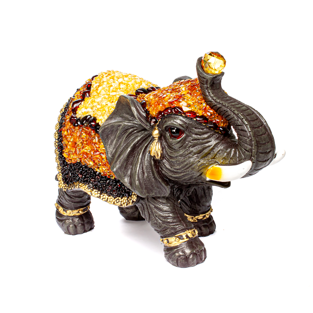Слон Керамика Янтарь
